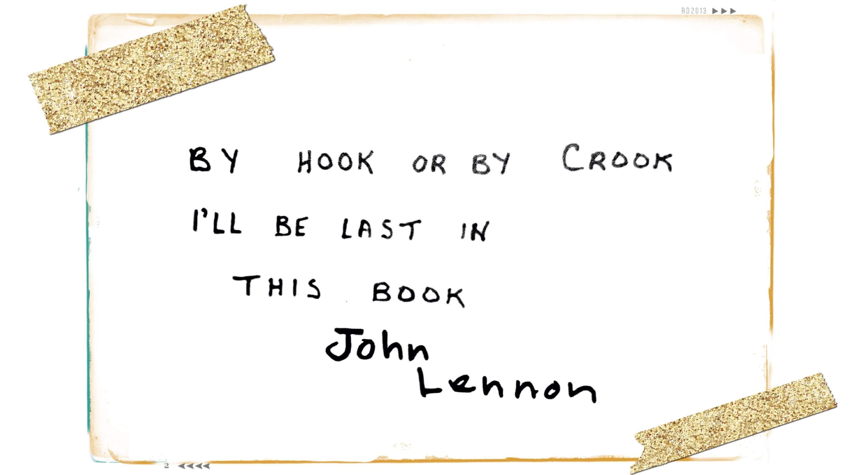 John's message for you
